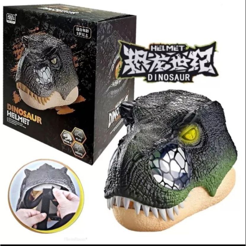 Mainan anak topeng dinosaurus T-Rex/mainan viral