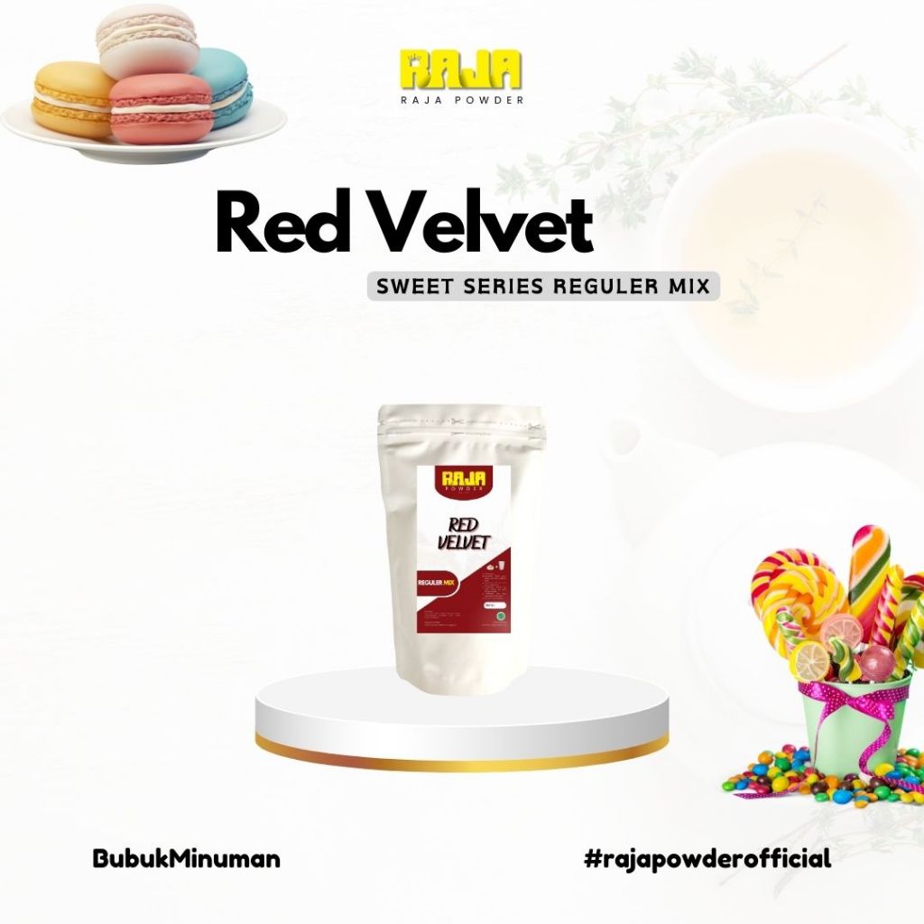 

Bubuk Red Velvet Bubuk Minuman Red Velvet Powder 250 gram
