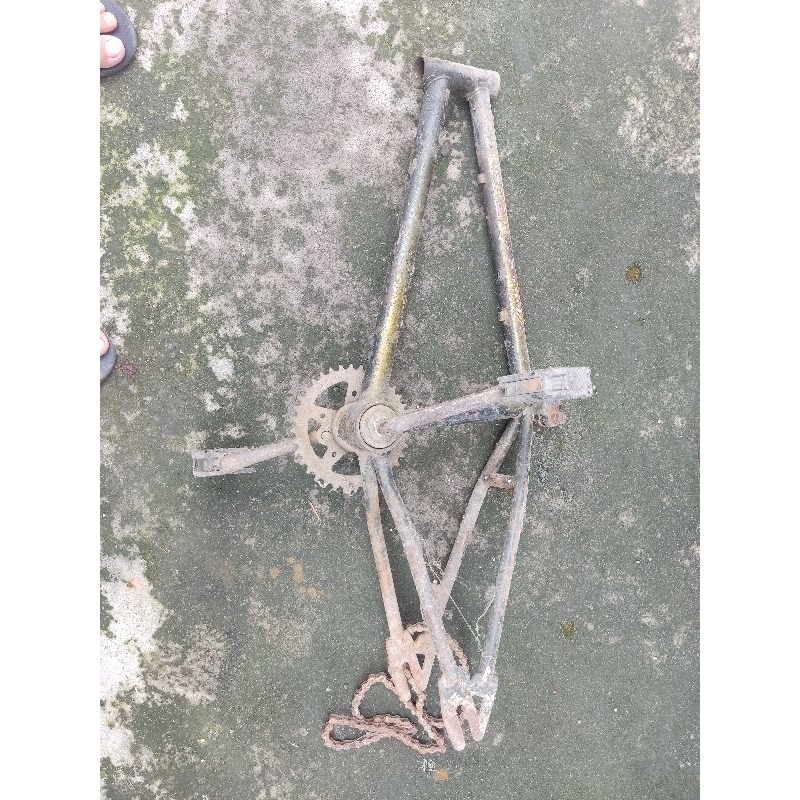 frame crank sepeda bmx ukuran frame 16 anak anak