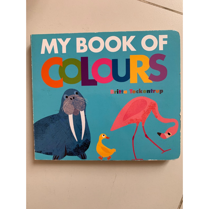 Buku anak-My Book of colours- board book