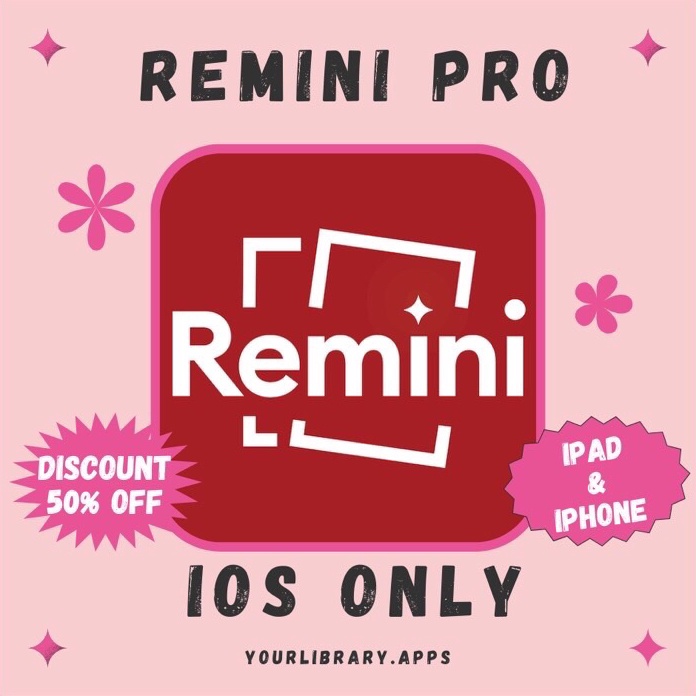 Harga Spesial Hari Ini Remini PRO IOS Premium Legal 1 Private Remini pro ios