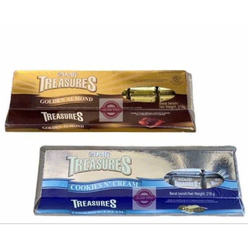 DELFI TREASURE BOX 216GR LIMITED PLATINUM GOLD, COKLAT DELFI TREASURE, COKLAT TREASURE DELFIDELFI TR