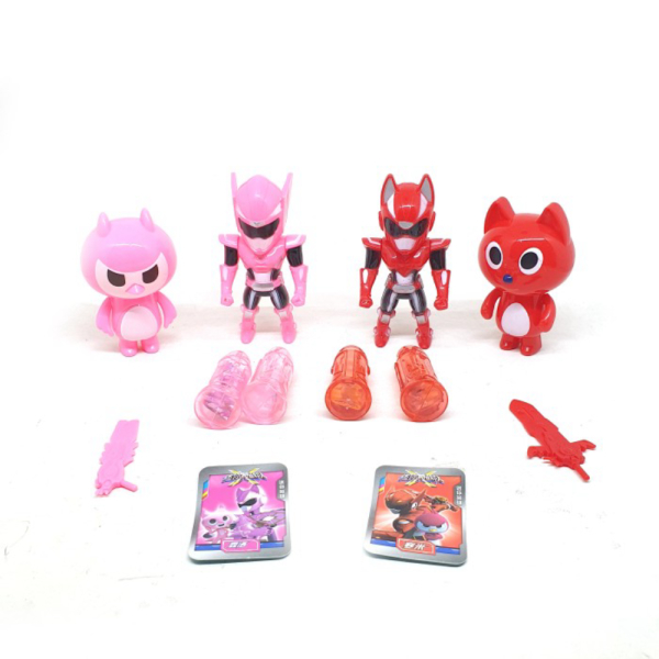 Promo MAINAN ANAK MINI X / MINIFORCE KAPSUL MINI HERO ROBOT - merah pink Berkualitas