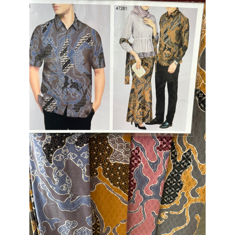 Bahan kain Batik katun premium / batik katun