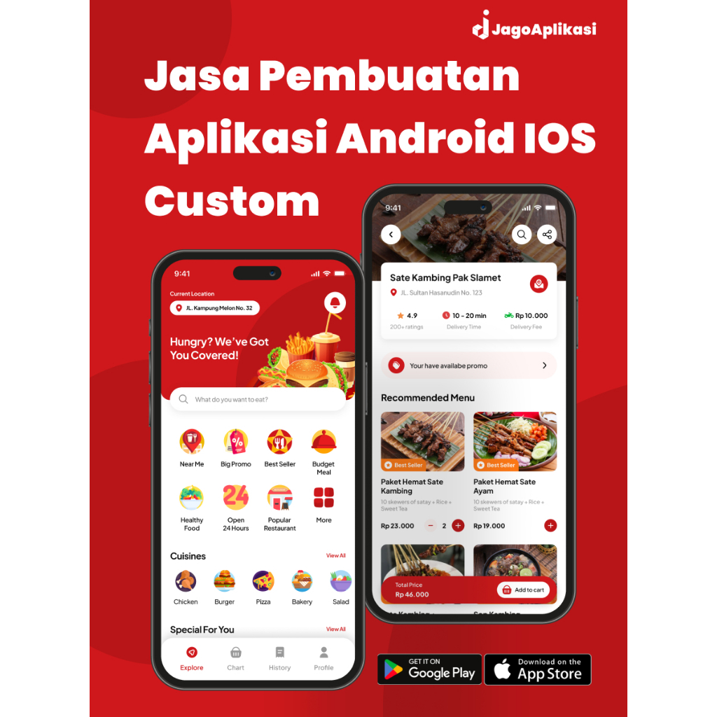 Jasa Pembuatan Aplikasi Android / IOS Custom (Bisa Upload Ke Playstore)