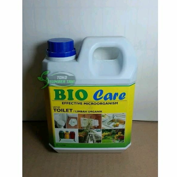 BIO CARE Cairan Pembersih WC 1L Organik Anti Mampet dan Bau Not EM4
