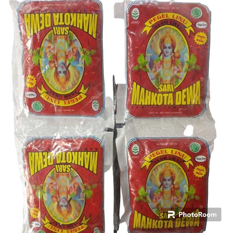 

1 Pack Mahkota dewa jamu pegelinu cair isi 12 pcs