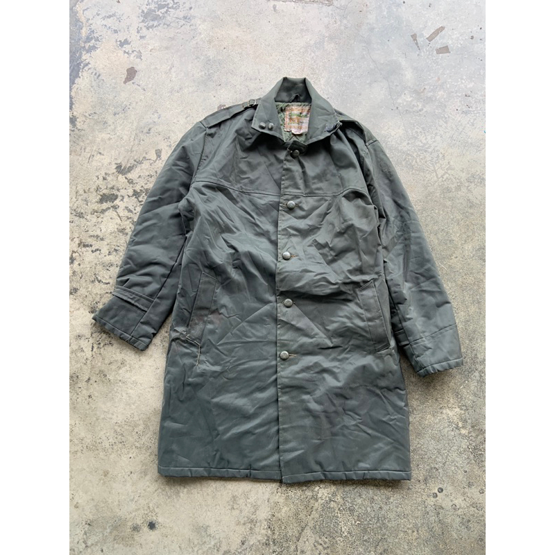 Vintage 50/60’s Parka Green Braided Button Jacket