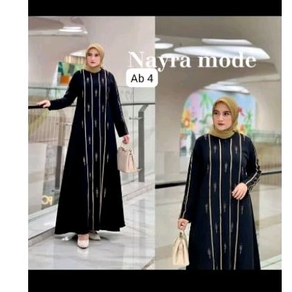 Gamis Abaya jetblack permium terbaru warna hitam/ Gamis abaya premium import Turkey / Abaya Mewah Or