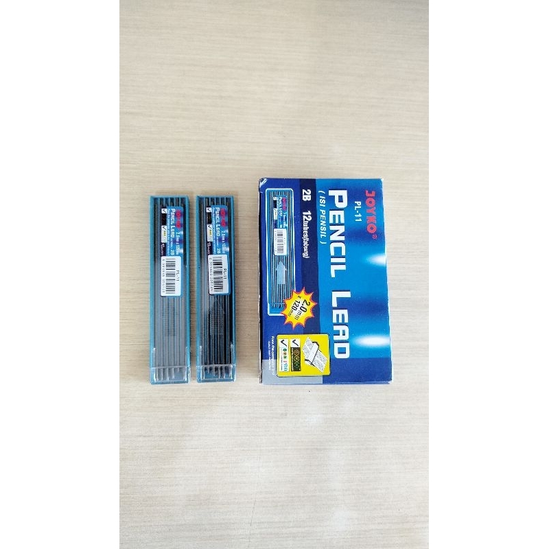 

Joyko isi pensil mekanik 2.0 mm 2B Tebal Isi 12pcs