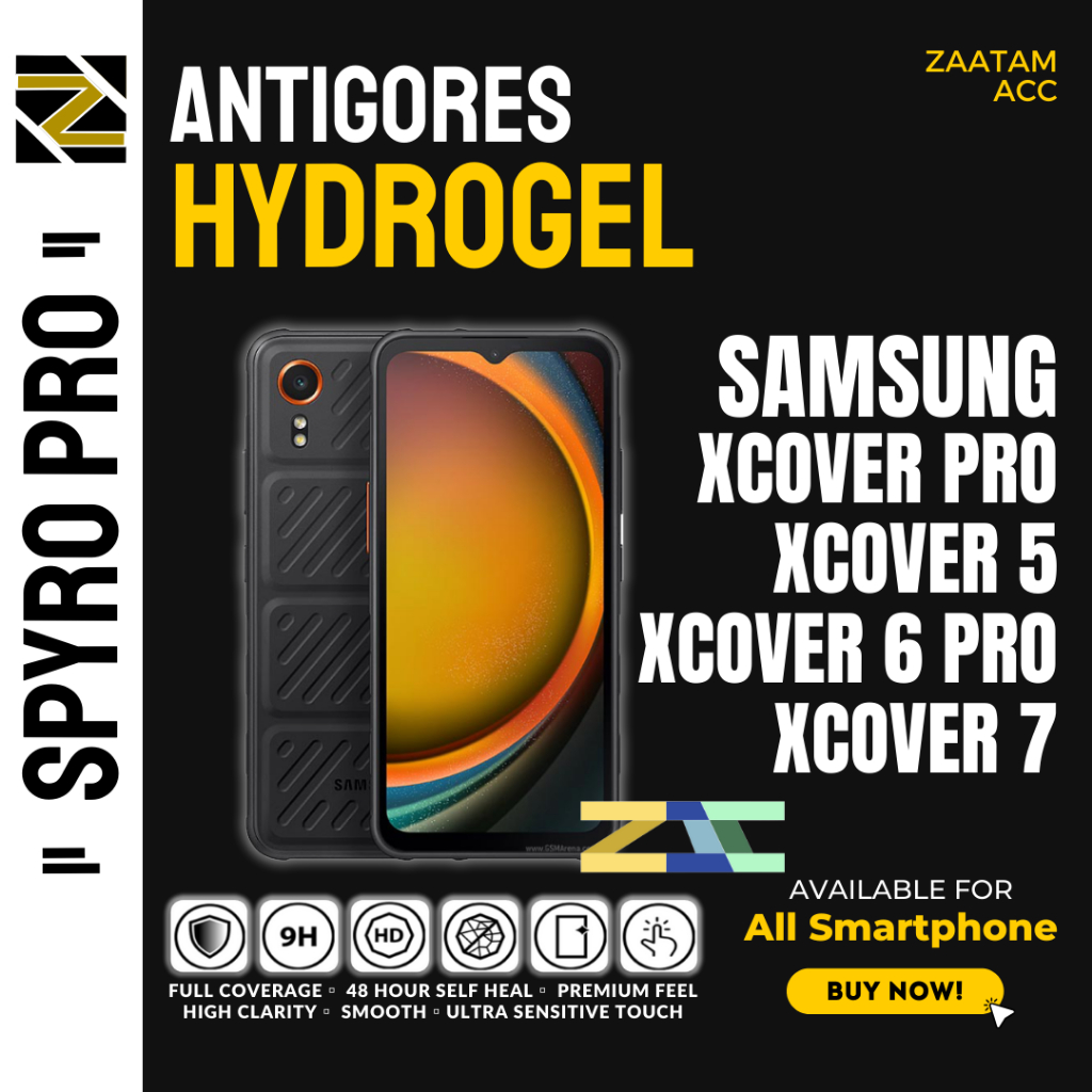 ANTIGORES PREMIUM HYDROGEL SAMSUNG GALAXY XCOVER PRO XCOVER 5 XCOVER 6 PRO XCOVER 7 PREMIUM SCREEN P