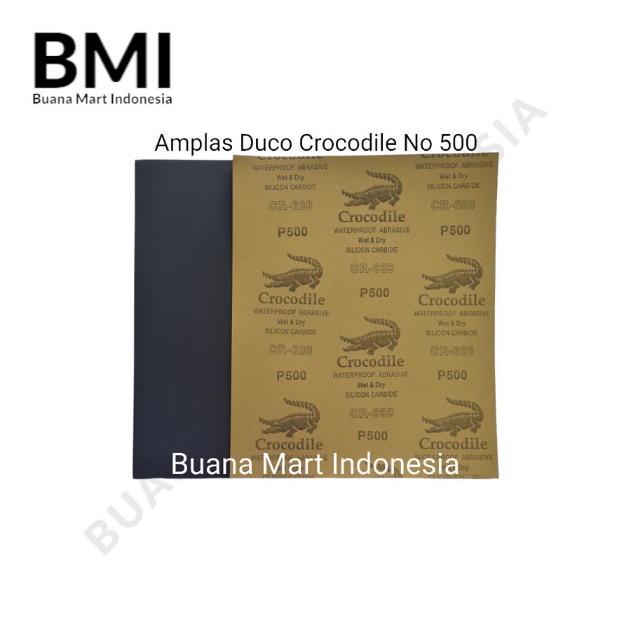 Kertas Amplas Duco CROCODILE No 500 | Amplas Lembaran Kertas Grit 500