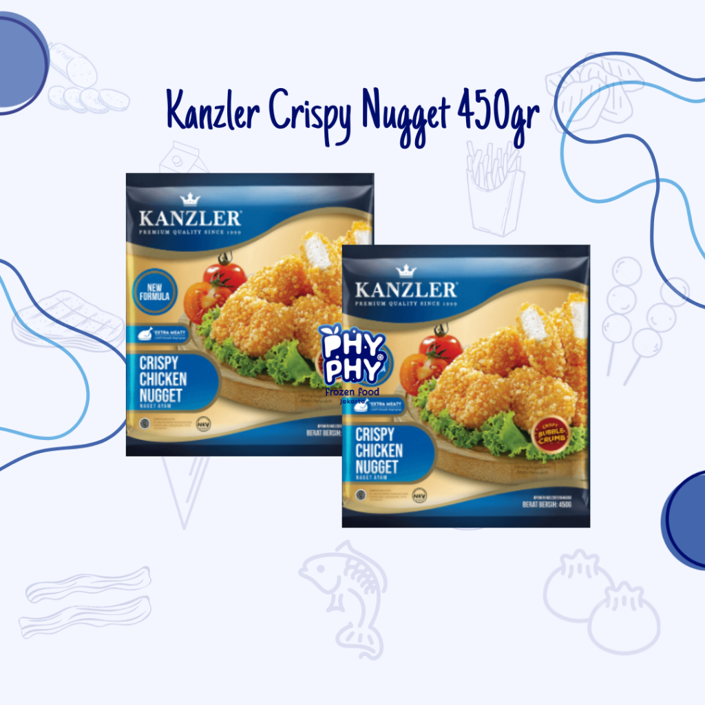 

Kanzler Chicken Nugget Crispy 450 Gr / Chicken Nugget / Kanzler Nugget Crispy Termurah