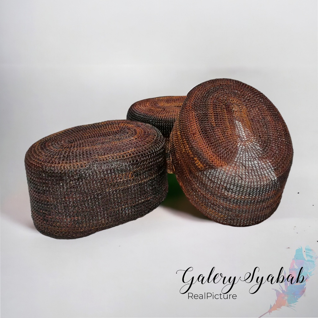 Peci akar RESAM / peci resam Realpict khas sumatra Muslim Kopiah