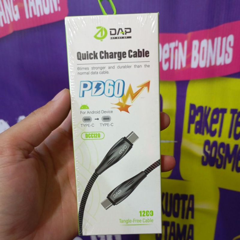Kabel Data DAP TYPE-C to TYPE-C