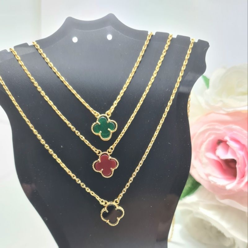 Kalung Clover 3 Gram Dewasa Emas Muda