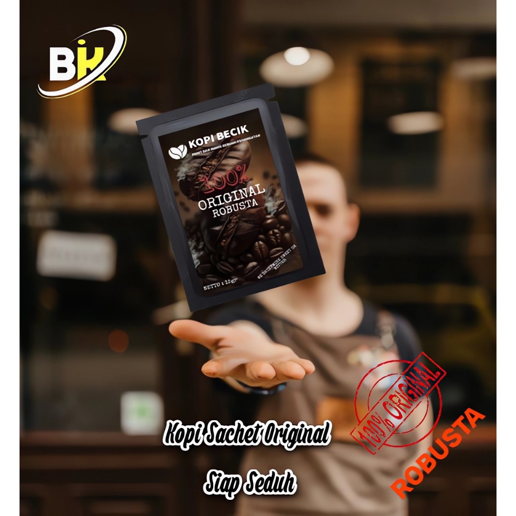 

KOPI ROBUSTA SACHET 100% KOPI MURNI/KOPI BUBUK ROBUSTA/KOPI BECIK