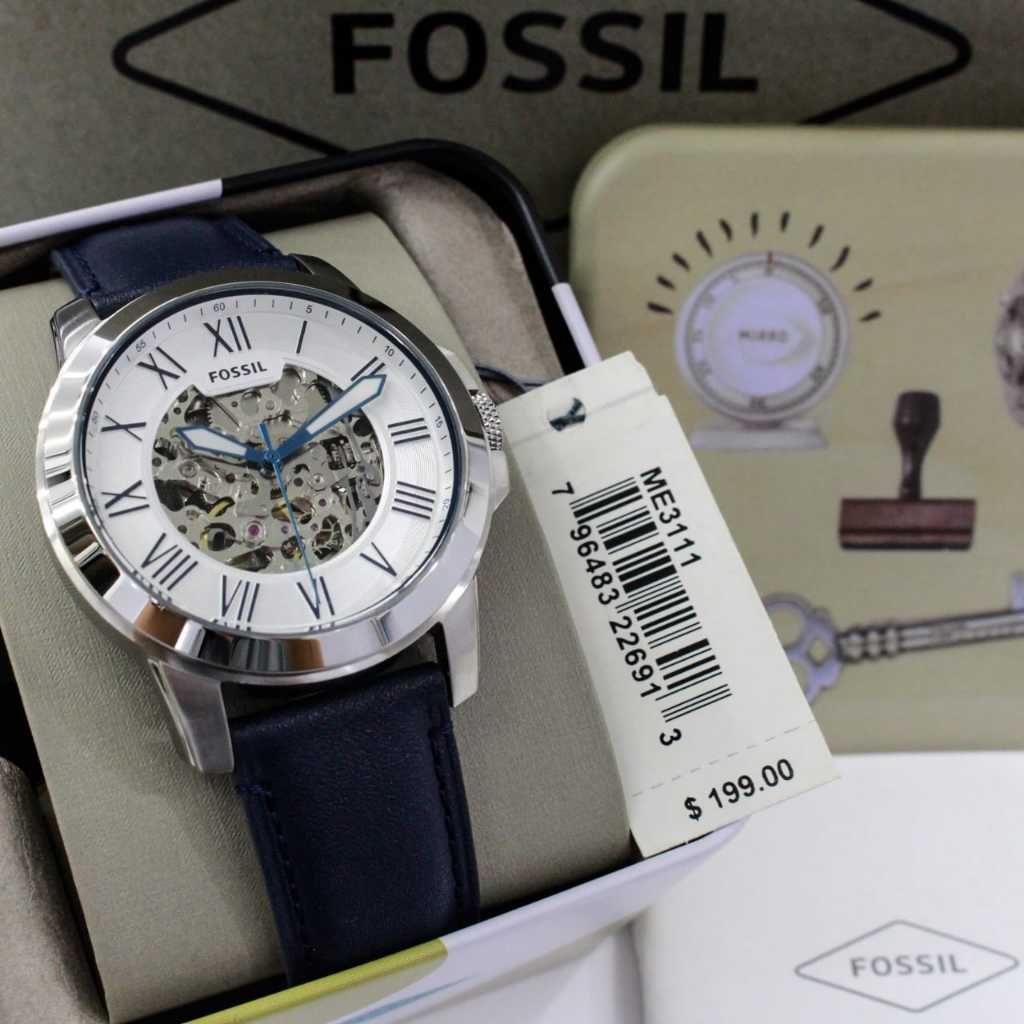 Jam Tangan FS Possil ME 3111 Automatic Strap Leather Original