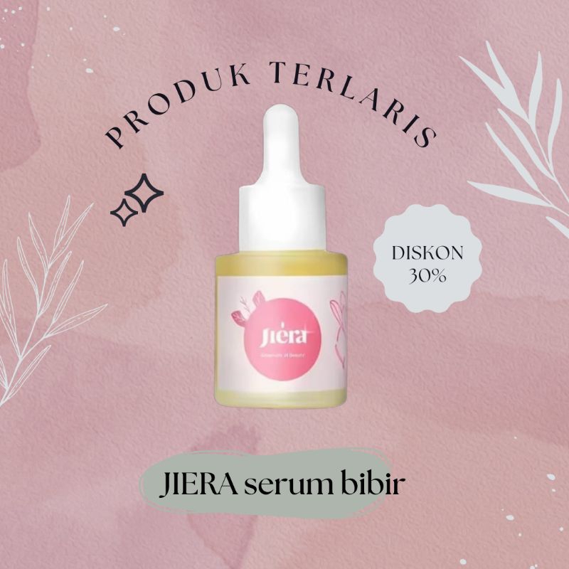 PENCERAH BIBIR DALAM 5 HARI DIJAMIN AMPUH I  JIERA LIP SERUM ORIGINAL | SERUM BIBIR | PELEMBAB BIBIR