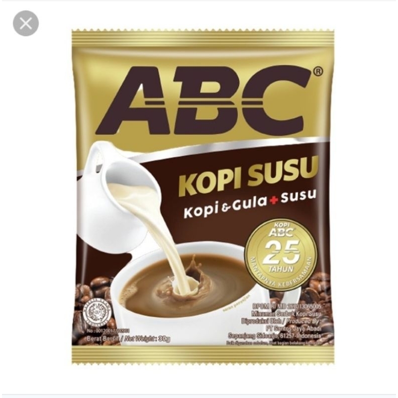 

kopi abc susu 10pcs per renceng