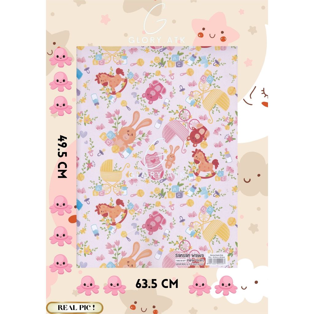 

KERTAS KADO SANSAN WAWA/SANWA BABY SW6071