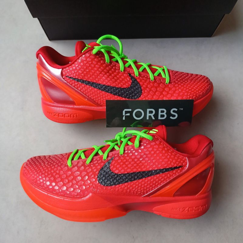 Nike Kobe 6 Protro Reverse Grinch || red