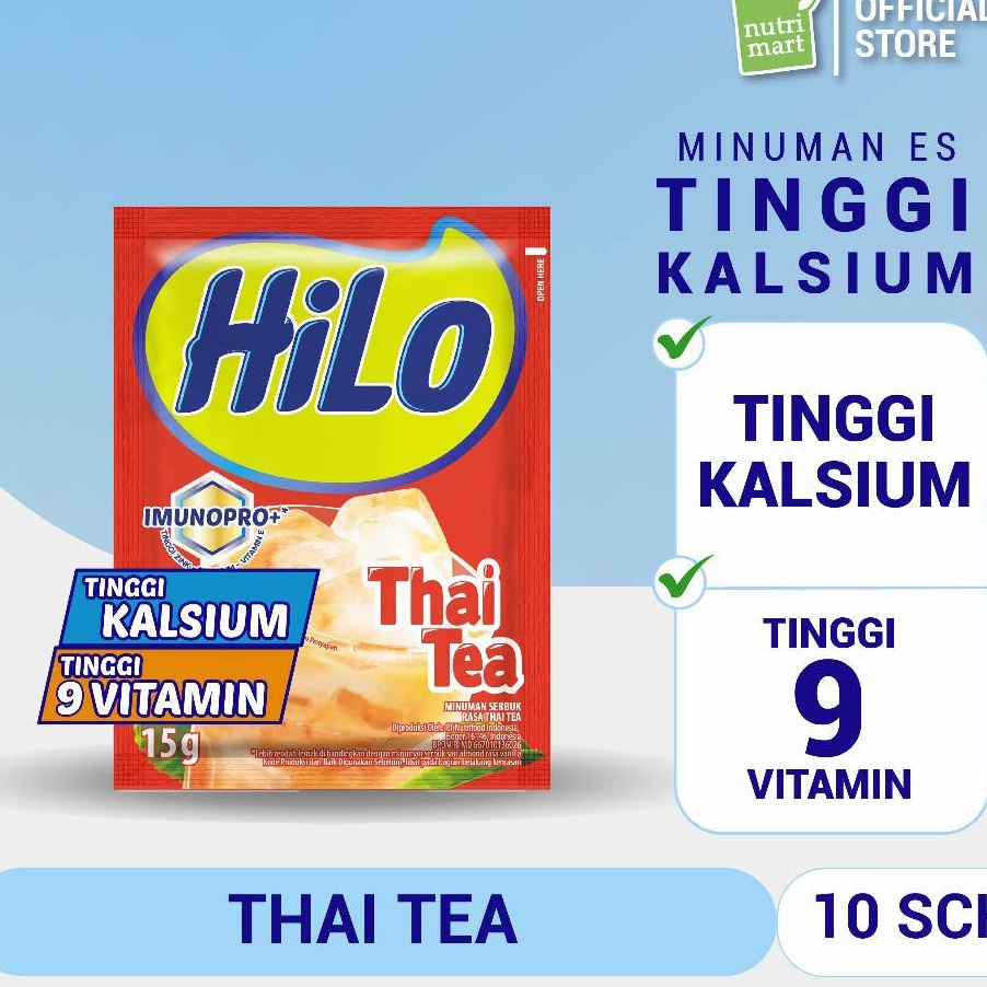 

Free Ongkir HiLo Thai Tea 1 sachet Minuman Serbuk
