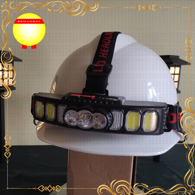 Helm Safety (Proyek) dan Head Lamp (Senter Kepala)