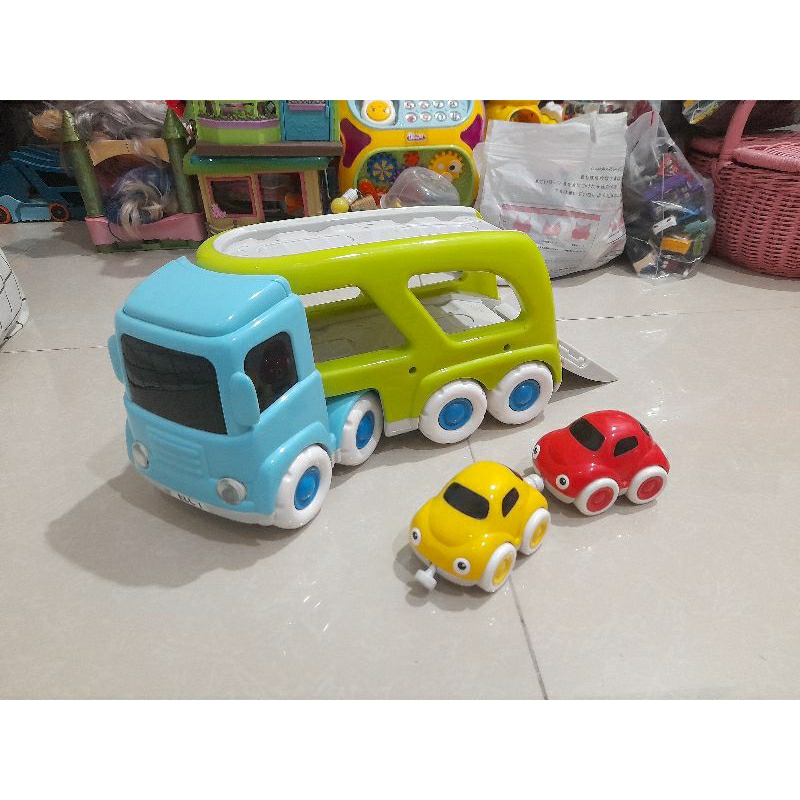 Preloved elc whizz world transporter car