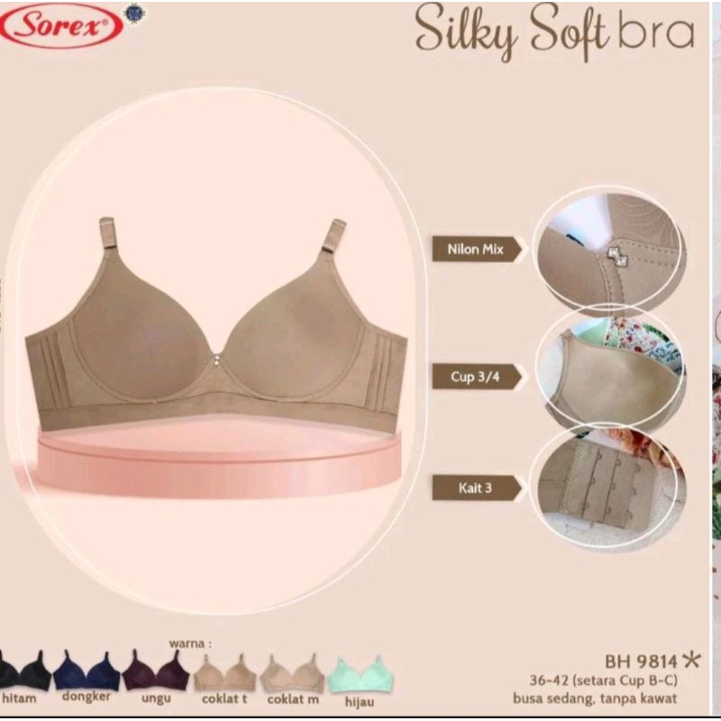 Bra /Bh Sorex Silky soft art 9814