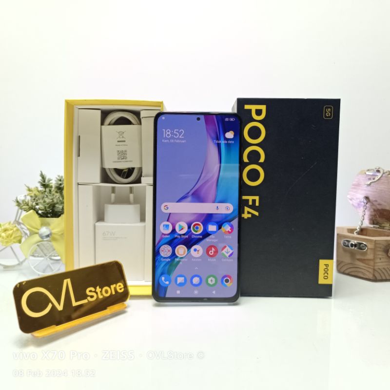 HP SECOND MURAH XIAOMI POCO F4 5G RAM 6/128 GB GARANSI RESMI
