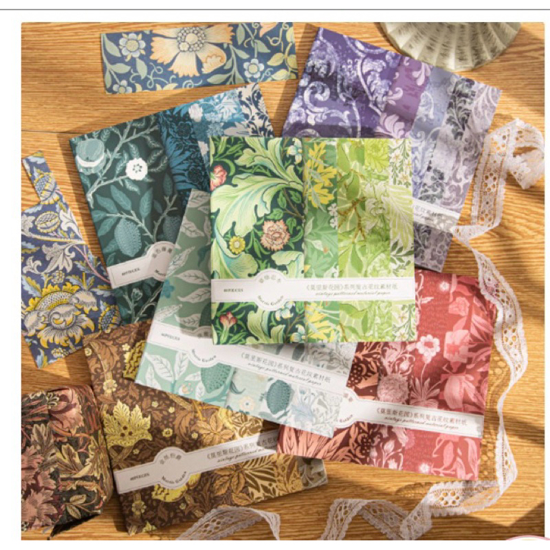 

5pc kertas decorasi motif for scrapbook journal journaling bujo PKB