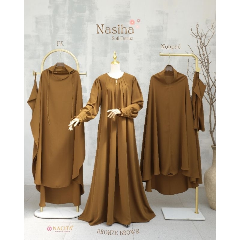 Nasiha By Nacita Afifathin | Gamis Set Premium | Gamis Set FK Non Pad