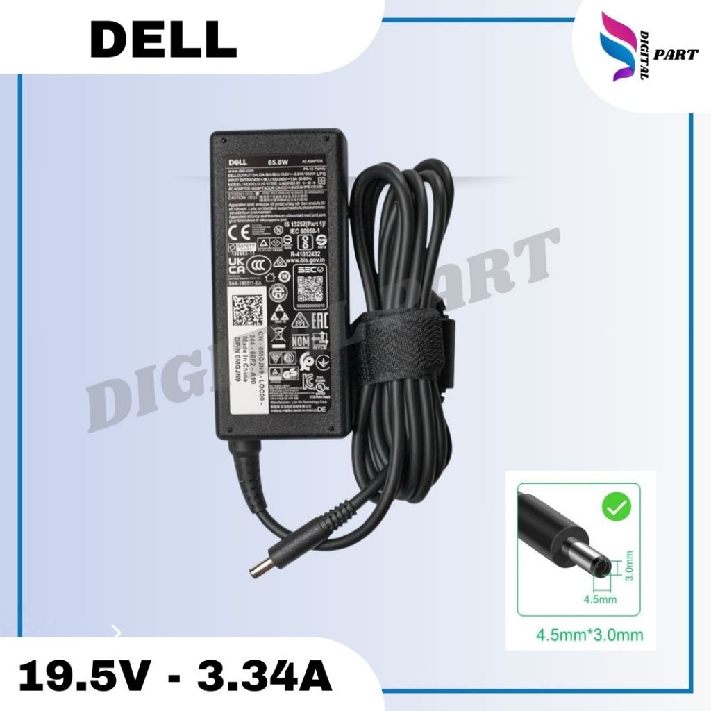 Adaptor Charger Laptop Dell Latitude 3410 14-3410 Series 65W