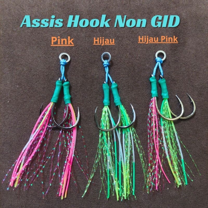 Assist Hook Metal Jig 30- 40gram Non GID (Chinu)