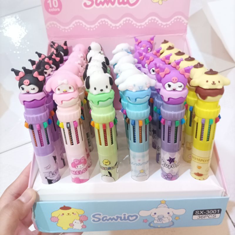 

KIANDAA 1 Pulpen cetek akrilik motif sanrio melody kuromi lotso cinnamoroll cute pen stationery makassar