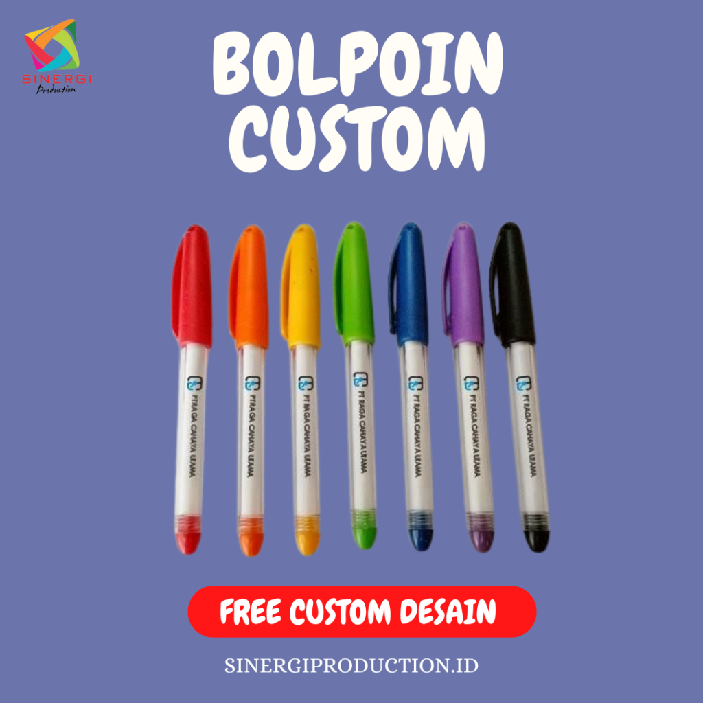 

Pulpen Promosi Souvenir | Bolpoin Custom Logo Tulisan