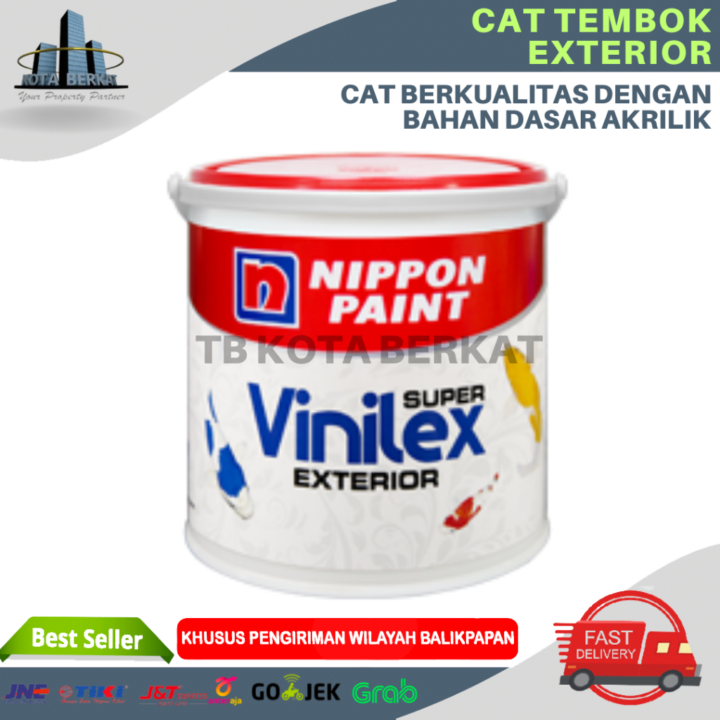 NIPPON SUPER VINILEX EXTERIOR / CAT TEMBOK EXTERIOR 5KG