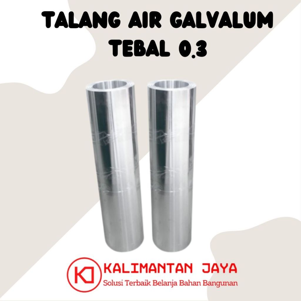 TALANG AIR/TALANG GALVALUM 0.3MM (HARGA PER METER)