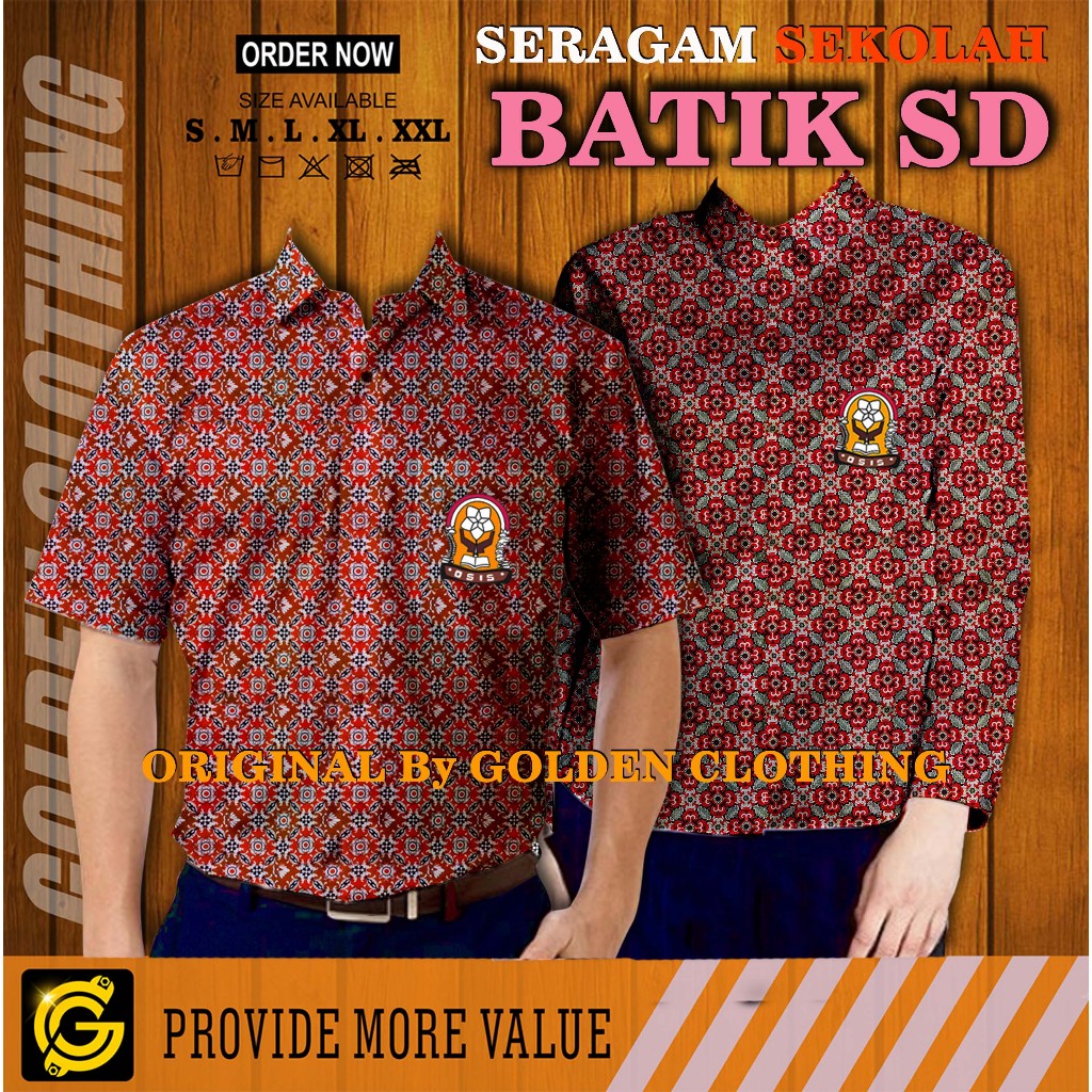BAJU SERAGAM BATIK SD