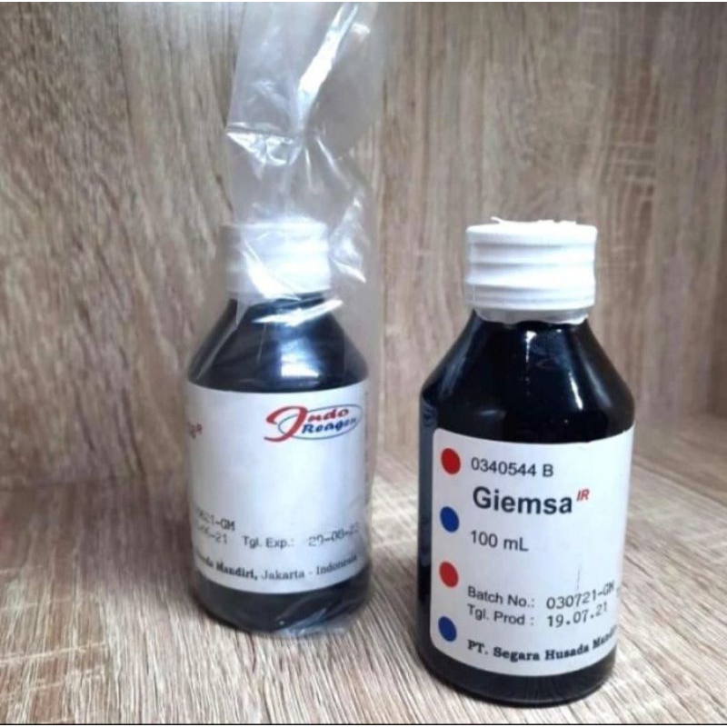 Giemsa Stain Larutan giemsa Indoreagen isi 100ml
