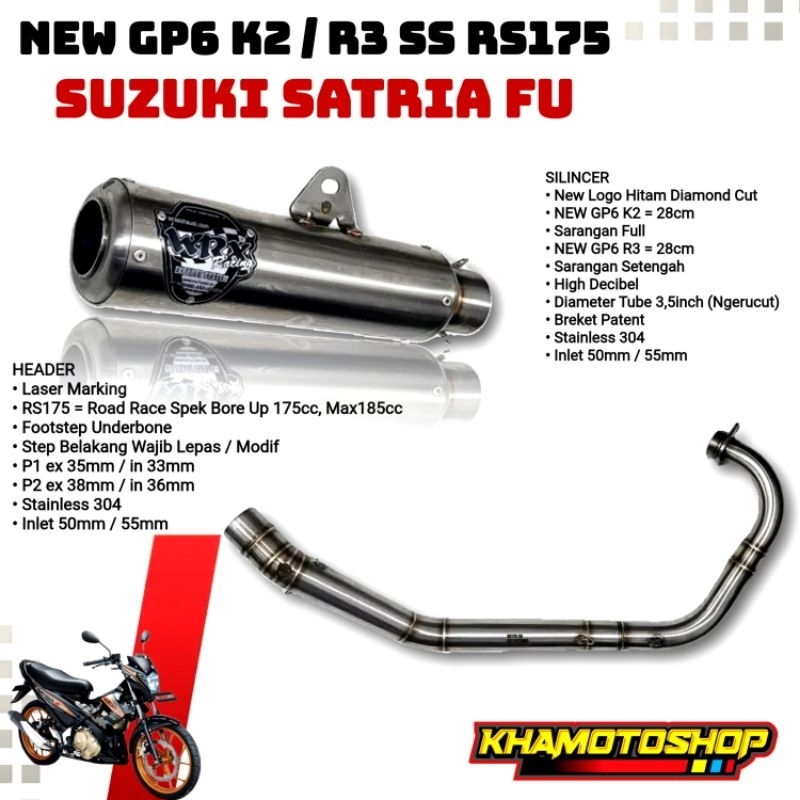 WRX NEW GP6 K2 / R3 SS RS175 SATRIA FU