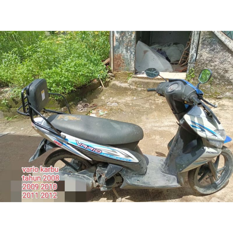 sandaran motor belakang lipat Vario 110 karbu/techno 110