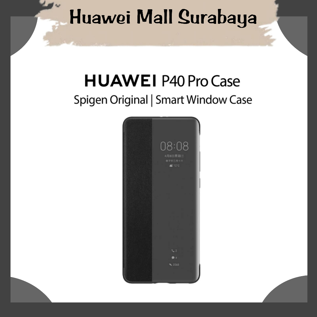 Spigen Original HUAWEI P40 Pro Case Smartb windows Case