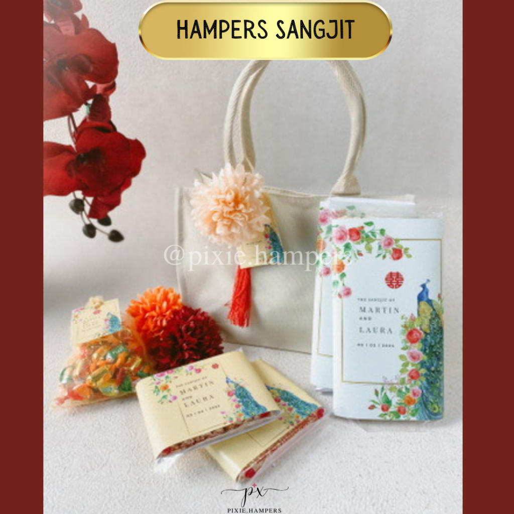 

Eternal Cream - Sangjit Hampers Souvenir | Tingjing Hampers | Wedding Hampers | Paket Sangjit