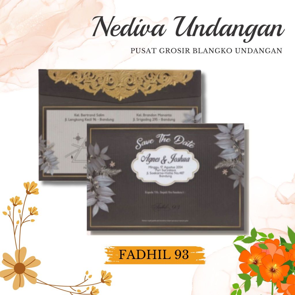 BLANGKO UNDANGAN FADHIL 93 HARGA MURAH FREE LABEL