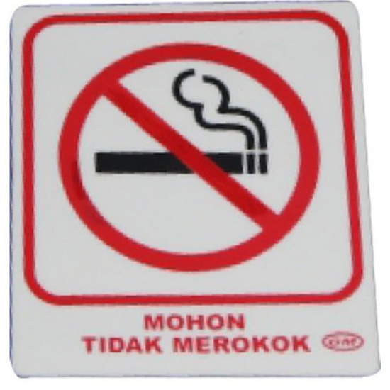 

GM LABEL ACRYLIC KECIL MOHON TIDAK MEROKOK
