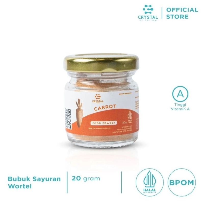 

Carrot Food Powder MPASI - Crystal of The Sea