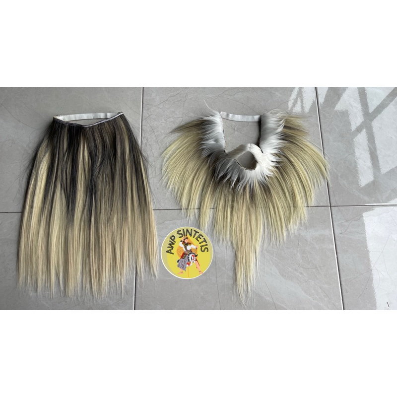 Brewok Warok Variasi Putih Hitam Supertebal