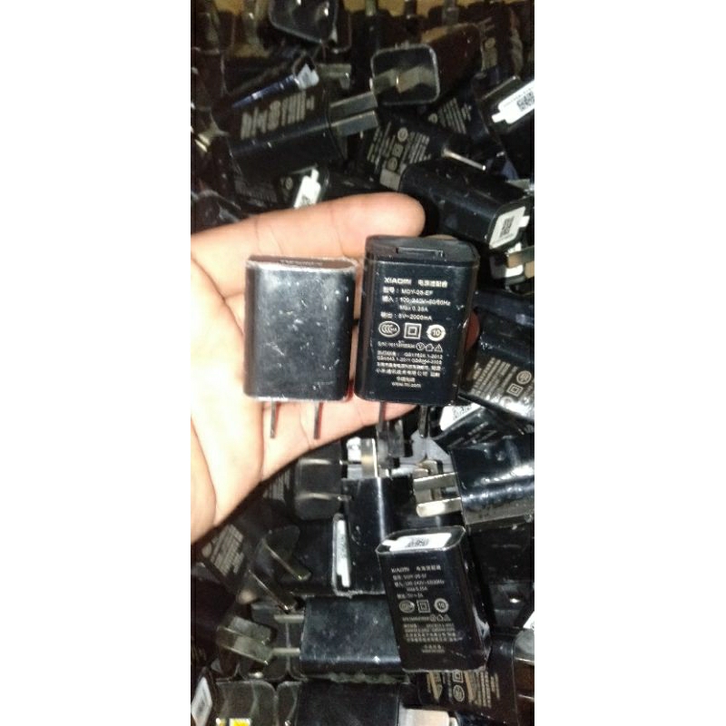 Batok Adaptor Charger USB Copotan Original Xiaomi Colokan pipih